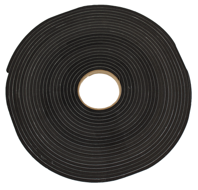 Foam Gasket Tape - Peel n Stick - 3/8in x 1/2in x 25ft - 1 Roll