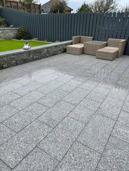 Silver Grey Granite Paving