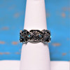 Celtic Geri & Freki Wolf Triquetra Promise Ring