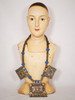 Ornate Vintage Afghan Bedouin Necklace with 3 Box Pendants