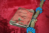 Ornate Vintage Afghan Bedouin Necklace with 3 Box Pendants
