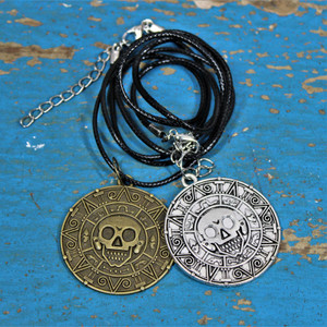 Pirate Necklace Aztec Gold & Silver