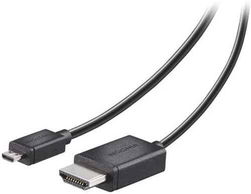 Thin Micro HDMI to HDMI Cable - 8' (NS-PG08591)