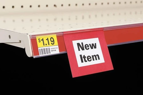 Clip-On Data Strip® SuperGrip® Label Holder for Shelf Channel (4413282704)