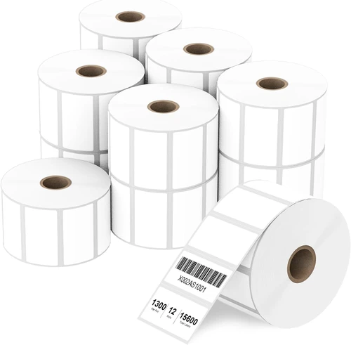 Direct Thermal Shelf Tags 2"x1" (case) 12 Rolls