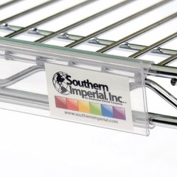 Shelf Strips, Metro Shelf 44-1/4 CLEAR Label Holder (Box of 50