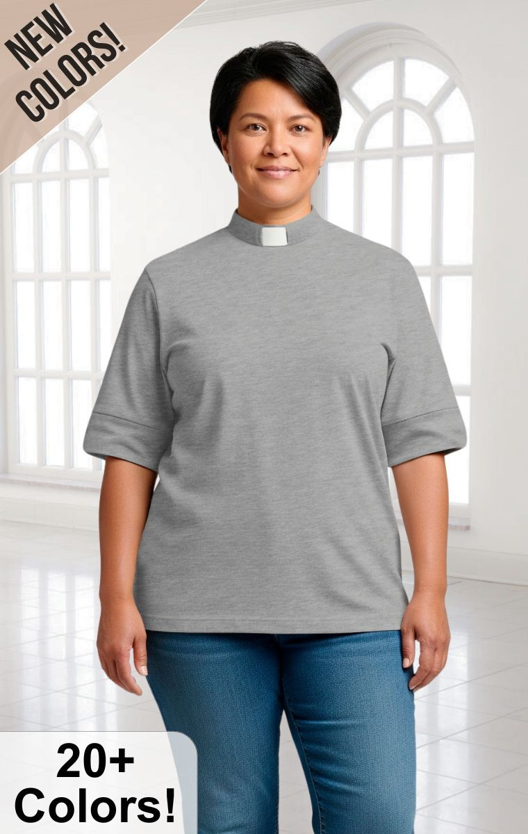 Short Sleeve Knit Shirt (Tab Collar) | Sacred Stitches