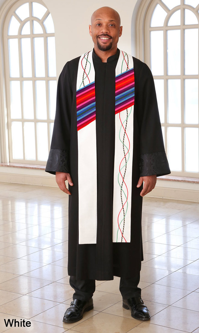 Guatemalan River of Life - Pastor or Deacon Stole | Sacred Stitches