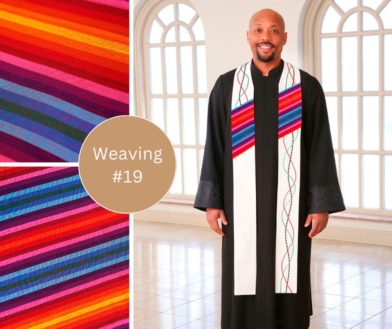 Guatemalan River of Life - Pastor or Deacon Stole | Sacred Stitches