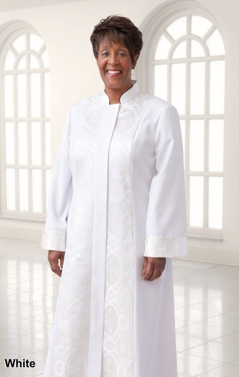 Ruth Robe with Brocade | Sacred Stitches