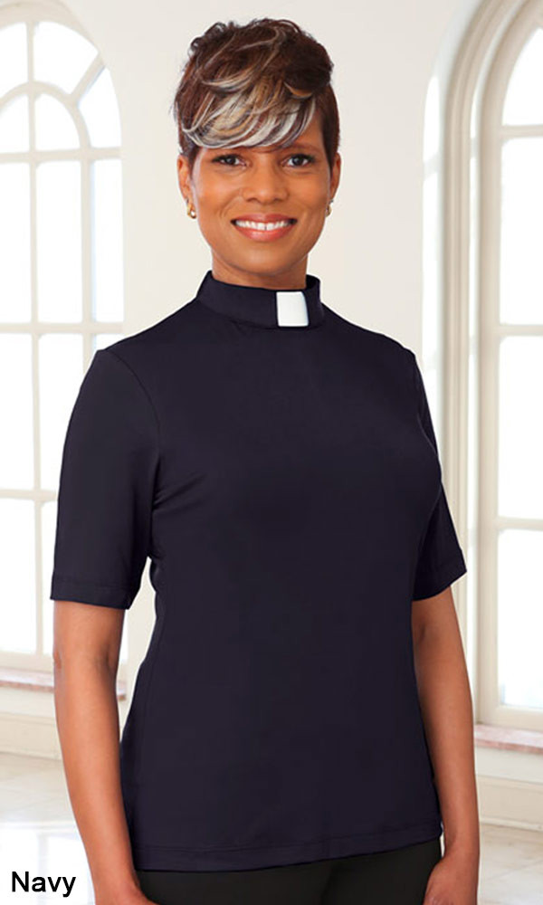 Classic Short Sleeve Knit Shirt (Tab Collar) | Sacred Stitches