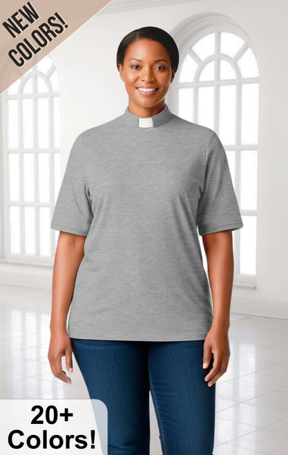 Classic Short Sleeve Knit Shirt (Tab Collar)