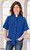 Short Sleeve Classic Blouse (Tab Collar)