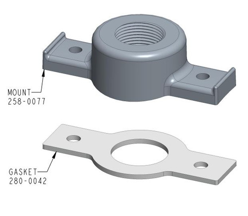 Flow Detect 2000 - Optional saddle style mount kit  