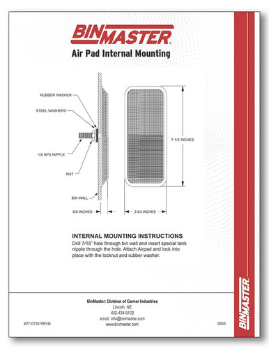 Air Pad Internal Mounting Manual