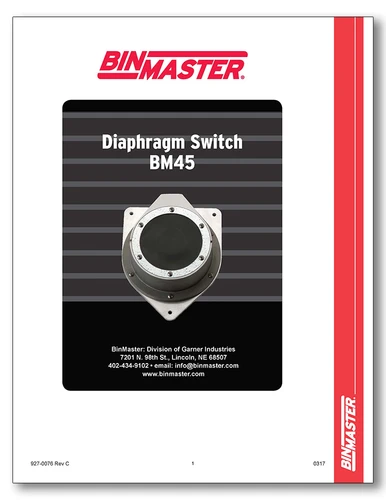 Diaphragm Switch BM-45 Manual