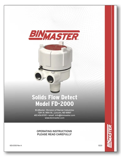 Flow Detect 2000 - Manual