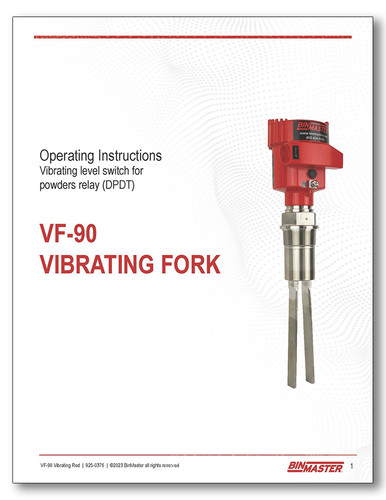 VF-90 Vibrating Fork Manual