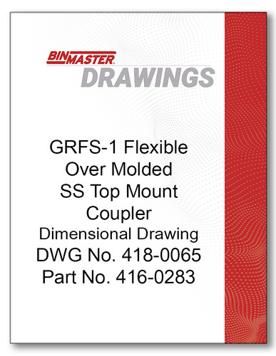 GRFS-1 Flexible Over Molded Coupler Dimensional Drawing