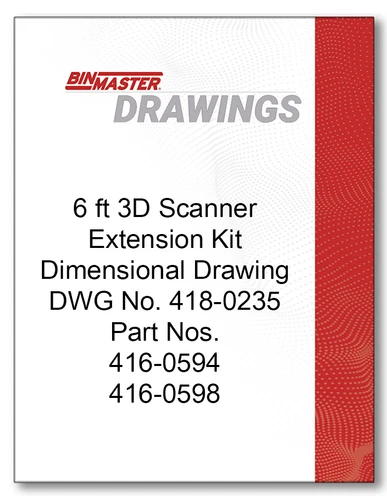 6 ft 3D Scanner Extension Kit Dimensional Drawing