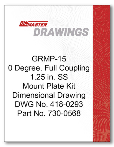 Mounting Plate GRMP-15 Dimensional Drawing