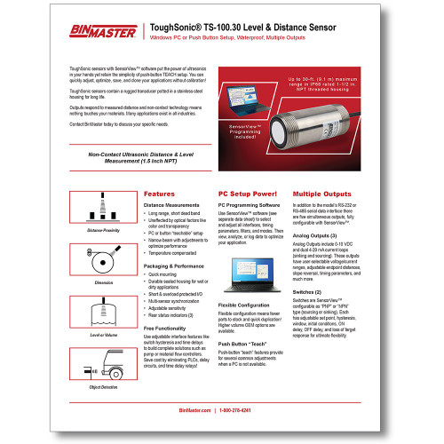 TS-100.30 Data Sheet