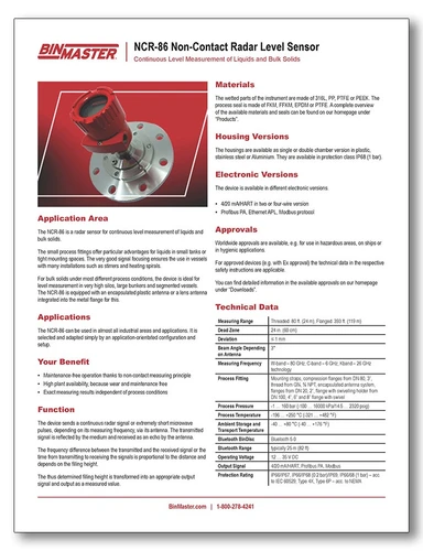 NCR-86 Data Sheet
