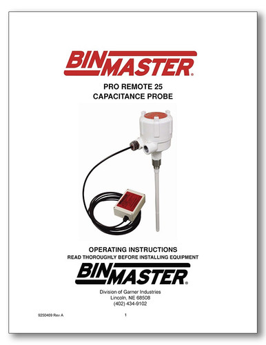 Pro Remote 25 Unlisted Manual