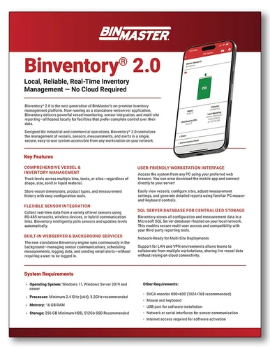 Binventory 2.0 Brochure