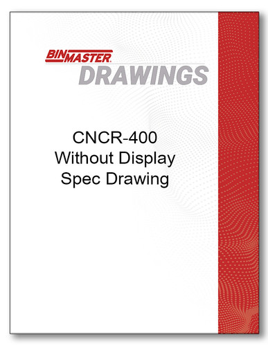 CNCR-400 Without Display Spec Drawing