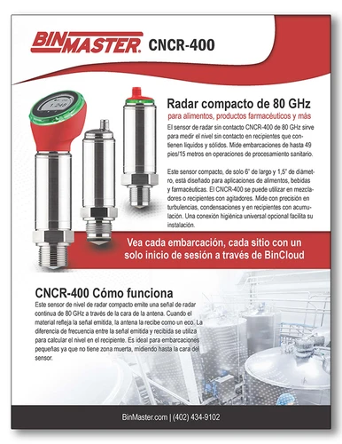 CNCR-400 Brochure Spanish