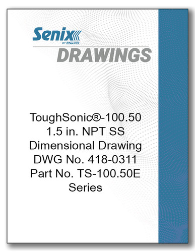 TS-100.50 1.5 in NPT SS Specifications