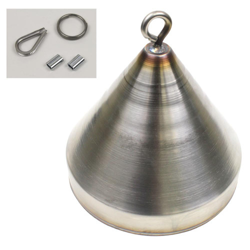 binmaster 6 inch stainless steel cone bob