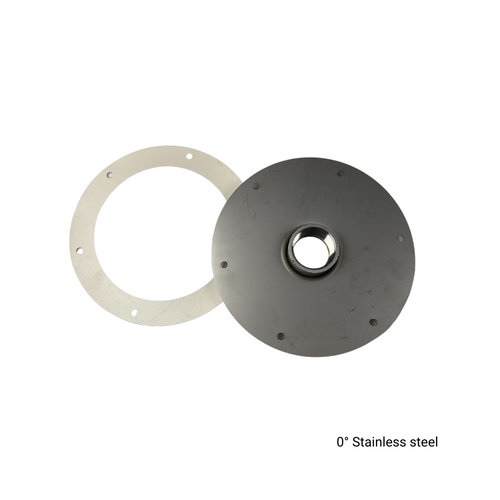 binmaster GRMP-14 0 degree half coupling 1.25 inch SS mounting plate