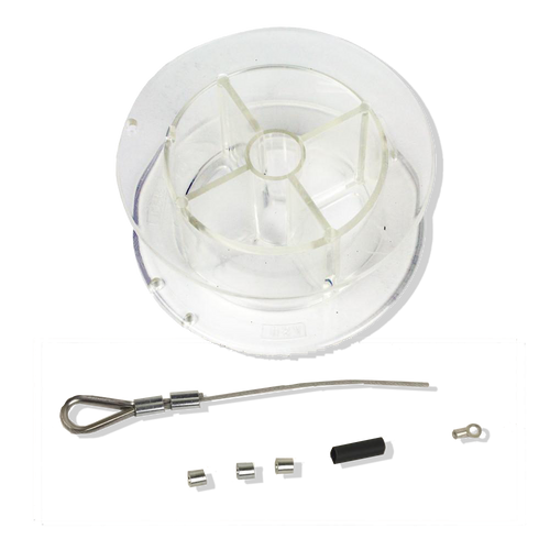Nylon Coated Cable Replacement Kit with Pulley Hub