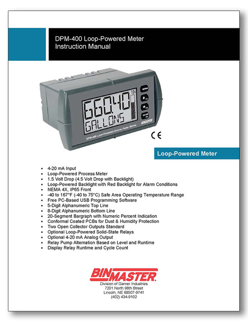 DPM-400 Loop-Powered Meter Manual