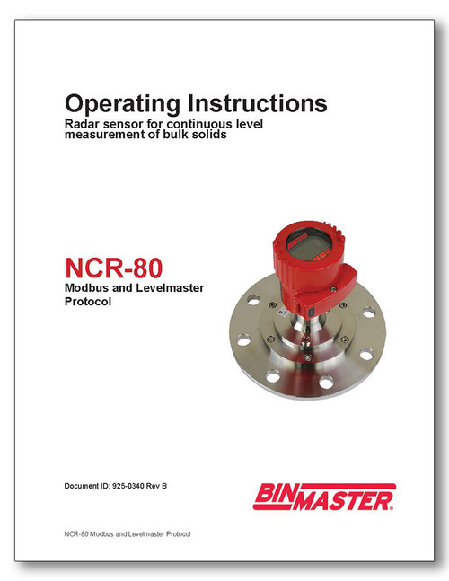 NCR-80 Modbus Manual