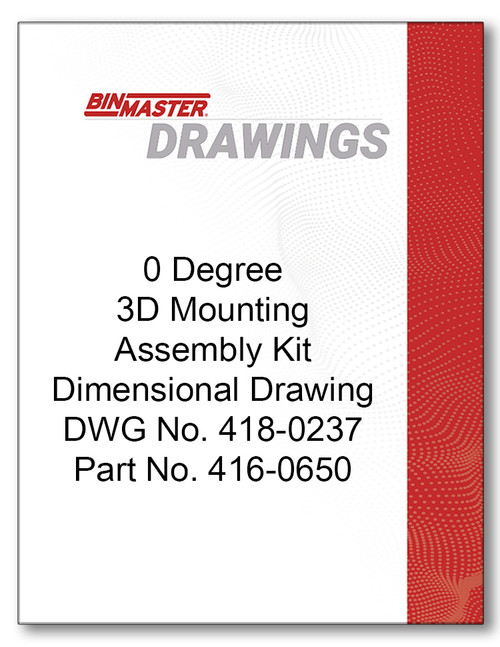 0 Degree 3D Mounting Assembly Kit-Includes Plate