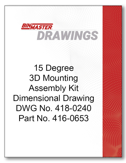 15 Degree 3D Mounting Assembly Kit-Includes Plate