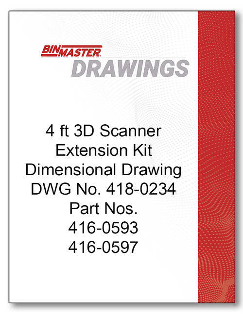4 ft 3D Scanner Extension Kit Dimensional Drawing
