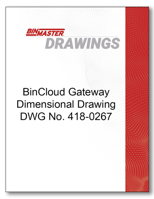 BinCloud Gateway Dimensional Drawing