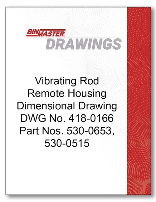 Vibrating Rod Remote Housing Dimensional Drawing