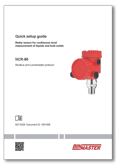 NCR-86 Quick Setup Modbus English Manual