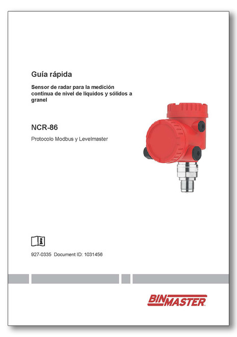 NCR-86 Quick Setup MODBUS Spanish Manual