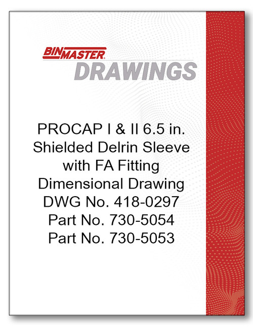 PROCAP I & II 6.5 IN. SHIELDED DELRIN SLEEVE