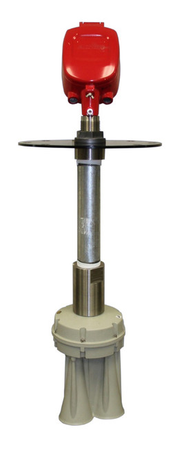 BinMaster 3DLevelScanner neck extension kit — galvanized pipe extension