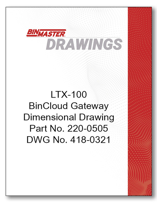 LTX-100 Enclosure Dimensional Drawing