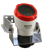 CNCR-230 in a 1" stainless steel bracket mounting, lowered into the vessel with conduit entry on backside of sensor