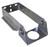8" stainless steel wall mount bracket with 1.5" opening for CNCR sensors