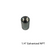 binmaster .25 inch Galvanized NPT female coupler